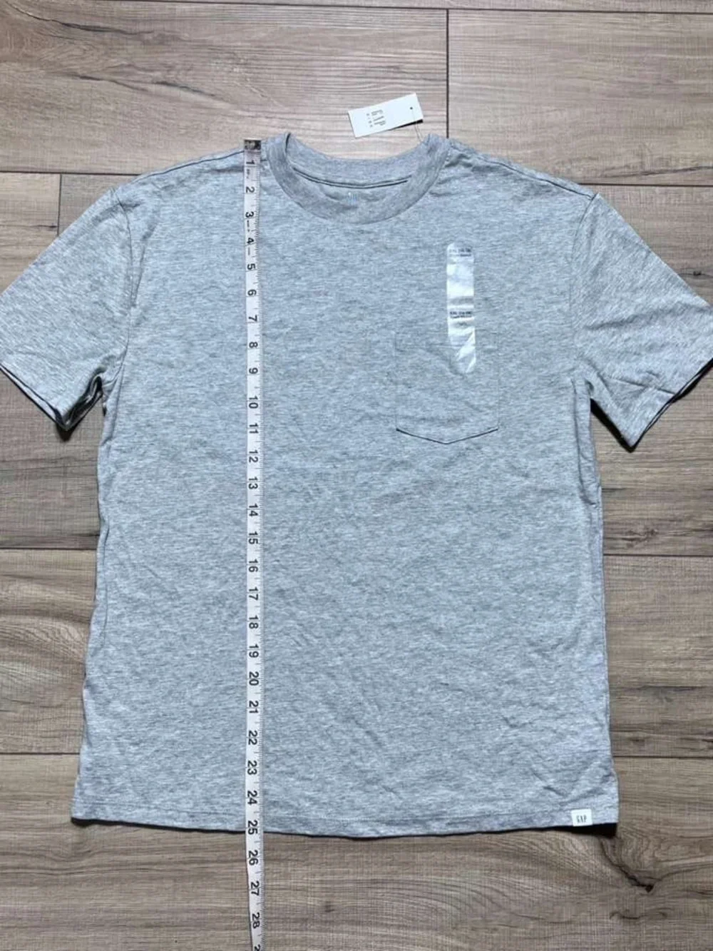 Gap Kids Boy’s Short Sleeve Pocket Tee Size XXL (14-16) Light Heather Gray
